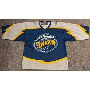 Men's ProJoy National Lacrosse League NLL Minnesota Swarm Jersey Size Large